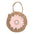 Karen Borsa a mano da donna Paglia intrecciata 88121-ROSA Gave Lux