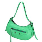 Galatea Borsa a spalla da donna Vera pelle 05708-D100 VERDE Gave Lux