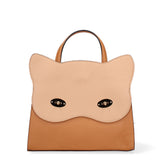 Arancia Borsa a mano da donna 100% pelle 8969-CUOIO+NOCCIOLA Gave Lux