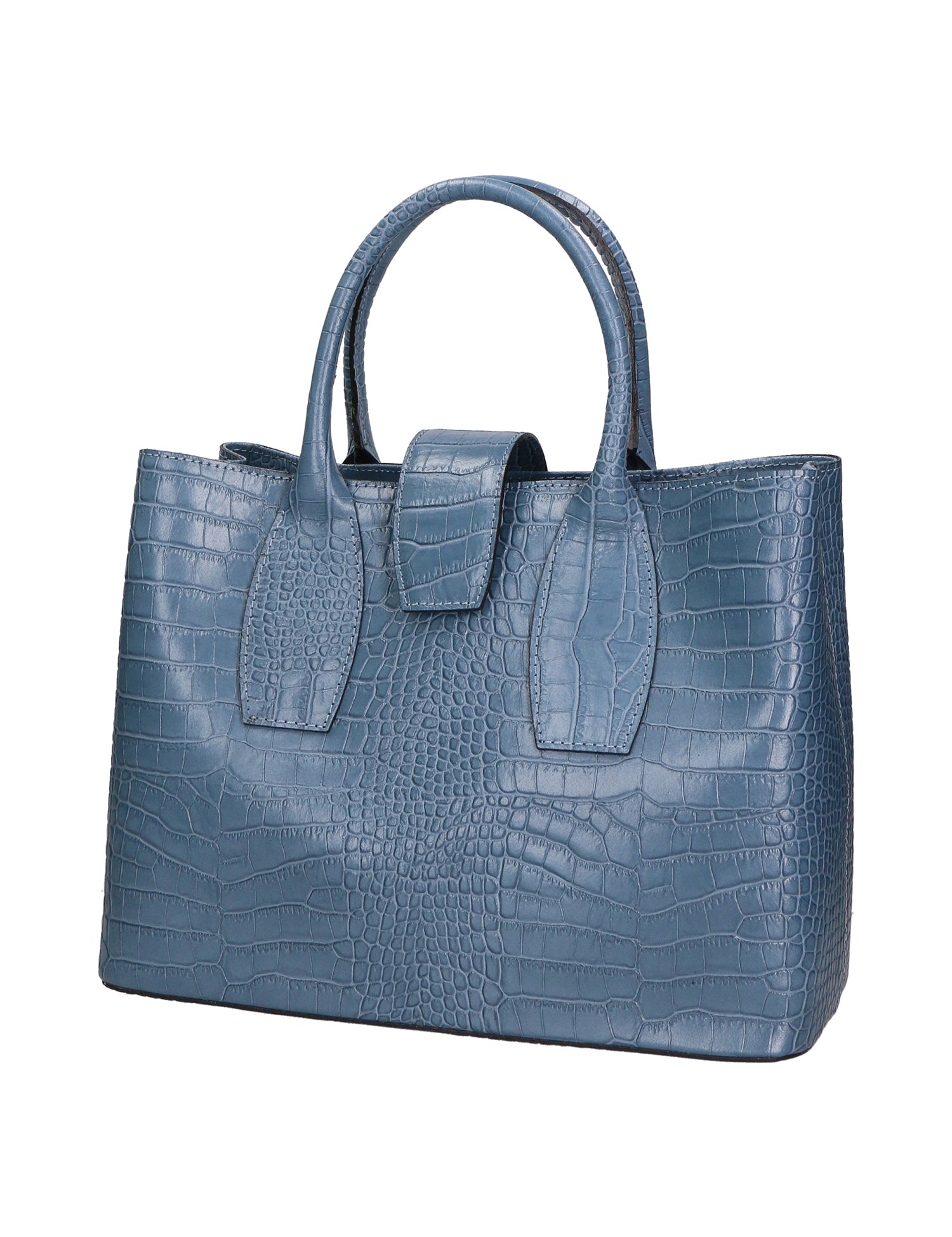 Letizia Borsa a mano da donna Pelle stampata croco 06542-CARTA ZUCCHERO Gave Lux