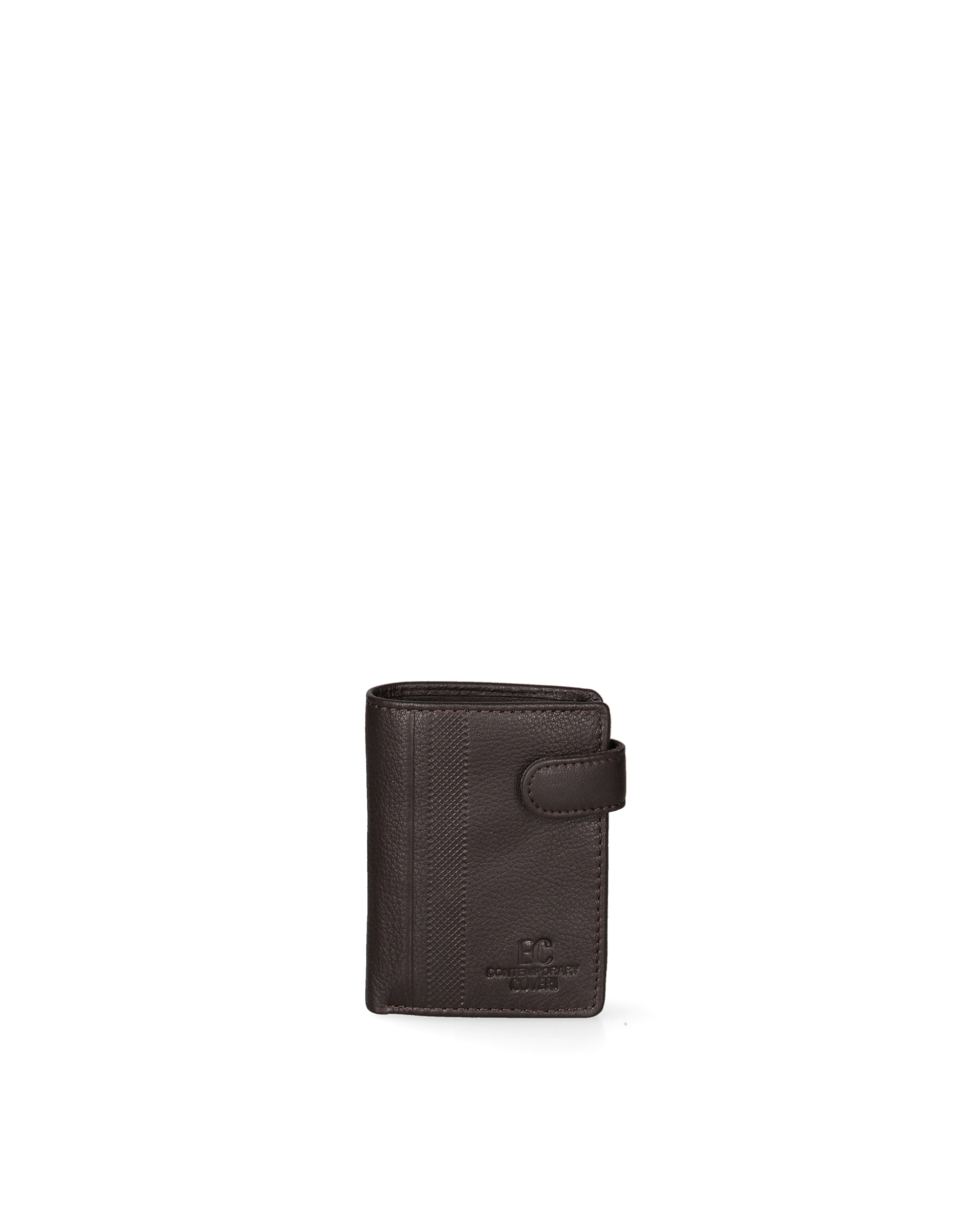 Portafoglio uomo in vera pelle Casual EC7641-82-T.MORO EC Contemporaly COVERI