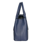 Alessandra Borsa a mano da donna Vera pelle 05000-D24 BLU BLUE Gave Lux