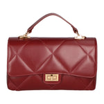 Vita Borsa a spalla da donna Vera pelle 06879-S10 RUBINO Gave Lux