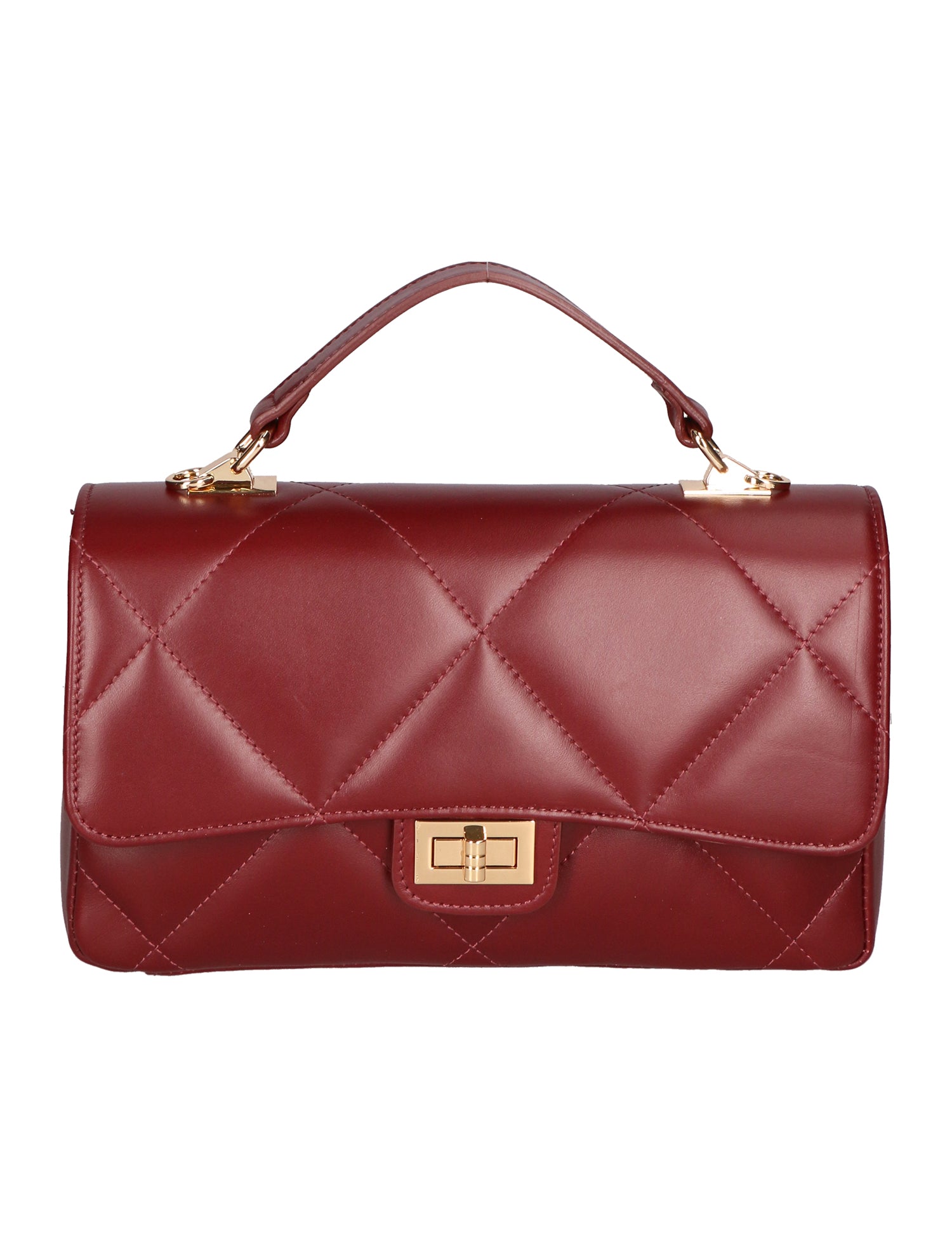 Vita Borsa a spalla da donna Vera pelle 06879-S10 RUBINO Gave Lux