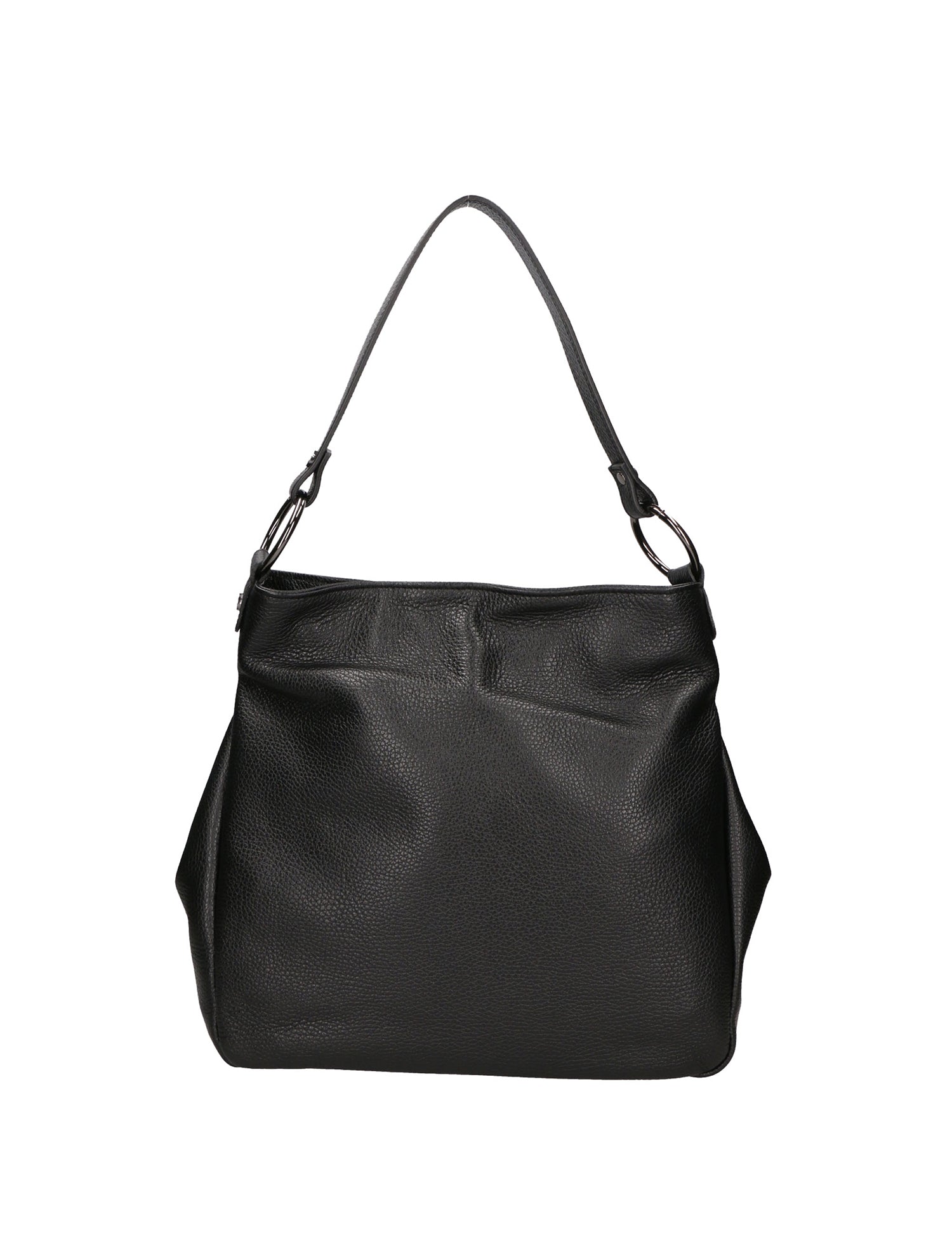 Bea Borsa a spalla da donna 100% pelle 05710-D28 NERO BLACK Gave Lux