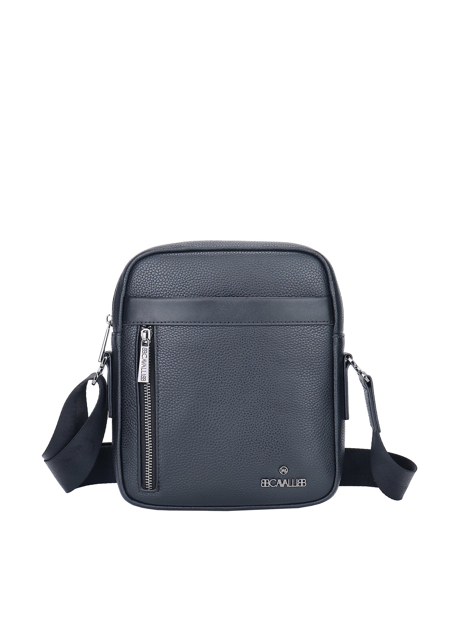 Borsa a tracolla uomo vera pelle Casual BC1479-BLACK B Cavalli