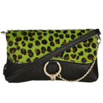Safira Borsa a mano da donna Vera pelle 04760-LEO P VERDE Gave Lux