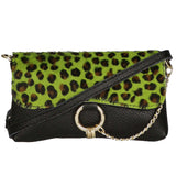 Safira Borsa a mano da donna Vera pelle 04760-LEO P VERDE Gave Lux