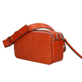 Pina Borsa a tracolla da donna Vera pelle 00637-LU35 MATTONE DARK ORANGE Gave Lux