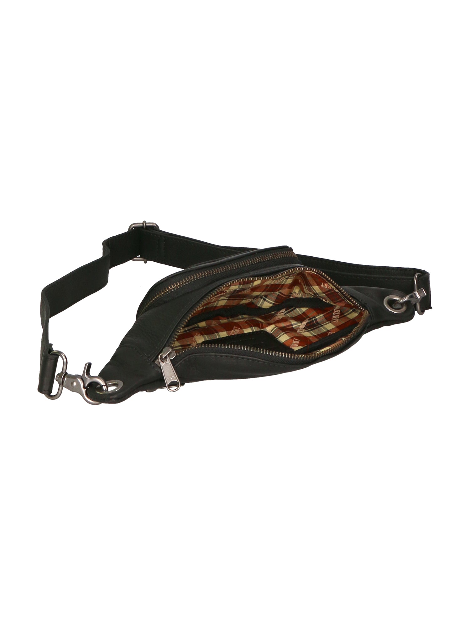 Marsupio da uomo in vera pelle Casual HILB-3314-NERO Hill Burry