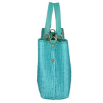 Borsa a mano da donna Paglia & Pelle MYB-05167-SS-179+D30 ACQUA My Best Bag
