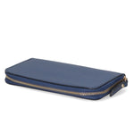 Carlotta 10032-BLU Portafoglio donna in pelle Saffiano Gave Lux