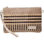Pochette da donna in paglia Made in Italy MYB-05375-SS-BLACK STRAW My Best Bag