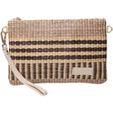 Pochette da donna in paglia Made in Italy MYB-05375-SS-BLACK STRAW My Best Bag