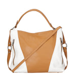 Emily Borsa a spalla da donna Vera pelle 80064-D17 CUOIO D01 BIANCO Gave Lux