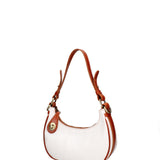 Borsa a Spalla in Vera Pelle Bianco
