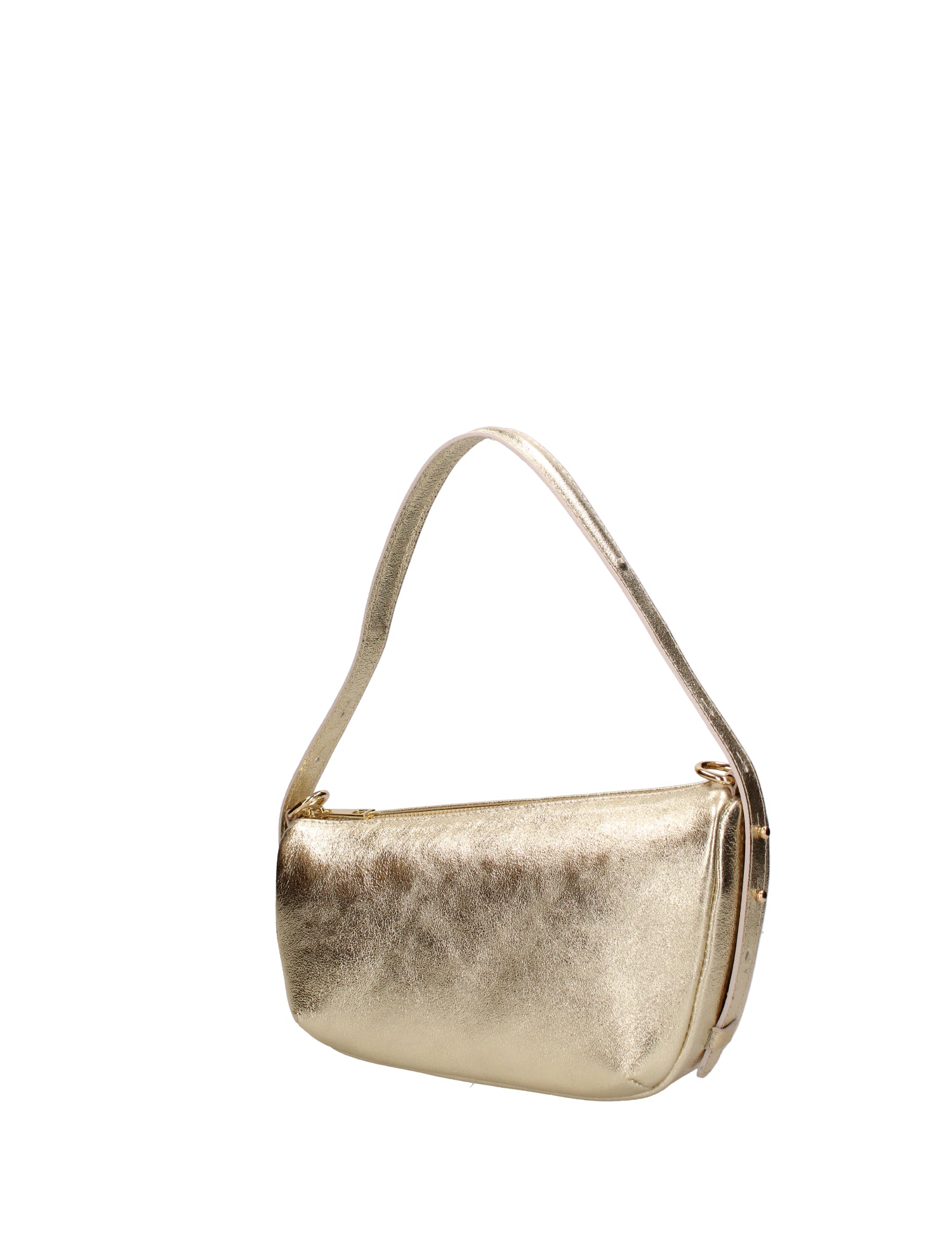 Borsa a spalla da donna Vera pelle e metallo 07228-L003 ORO Roberta Rossi