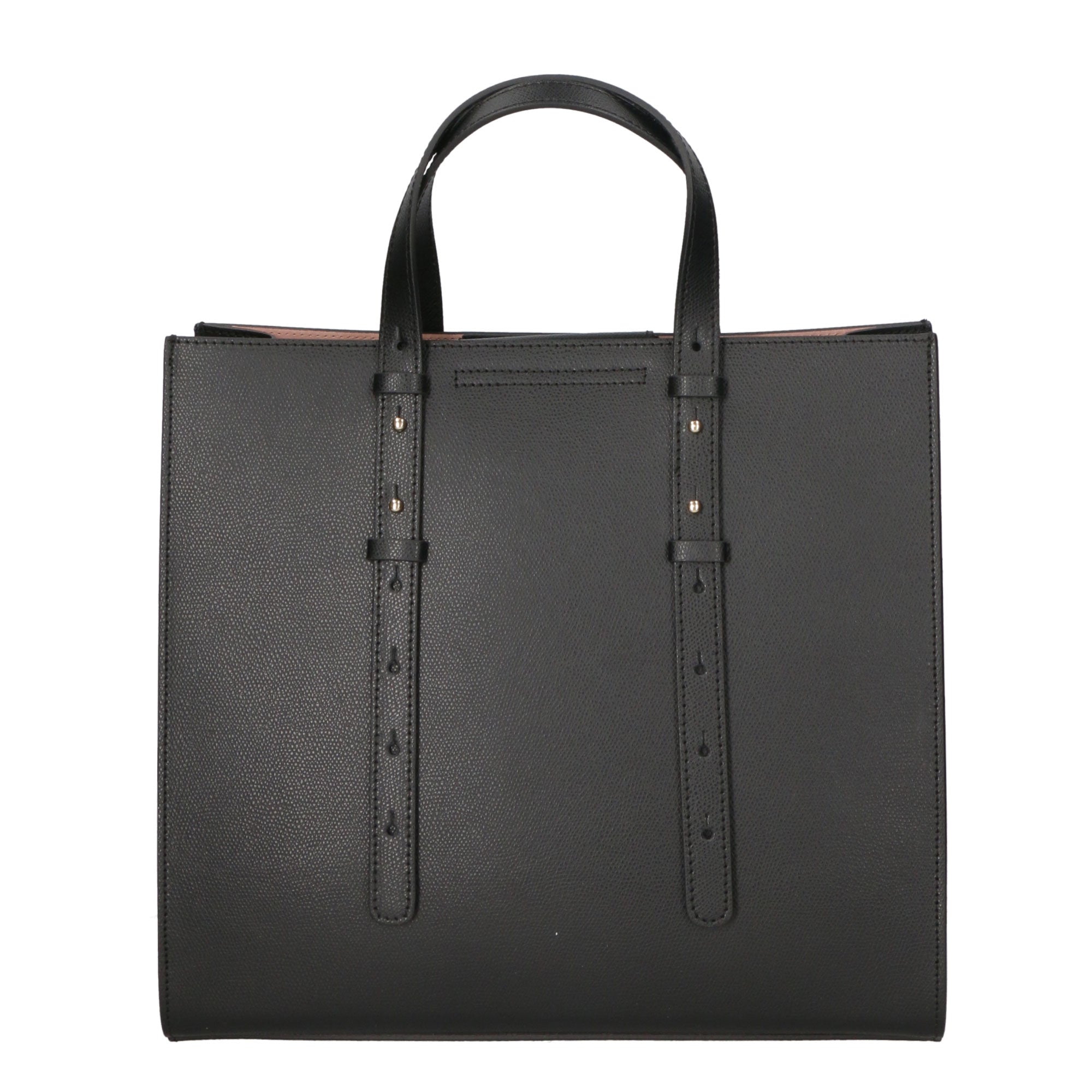 Borsa a mano da donna 100% pelle MYB-8001-FW-NERO My Best Bag