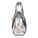 Borsa a mano da donna 100% vera pelle MYB-6008-FW-DL1 ARGENTO My Best Bag