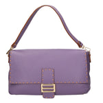 Walda Borsa a spalla da donna Vera pelle 06868-D87 VIOLET Gave Lux