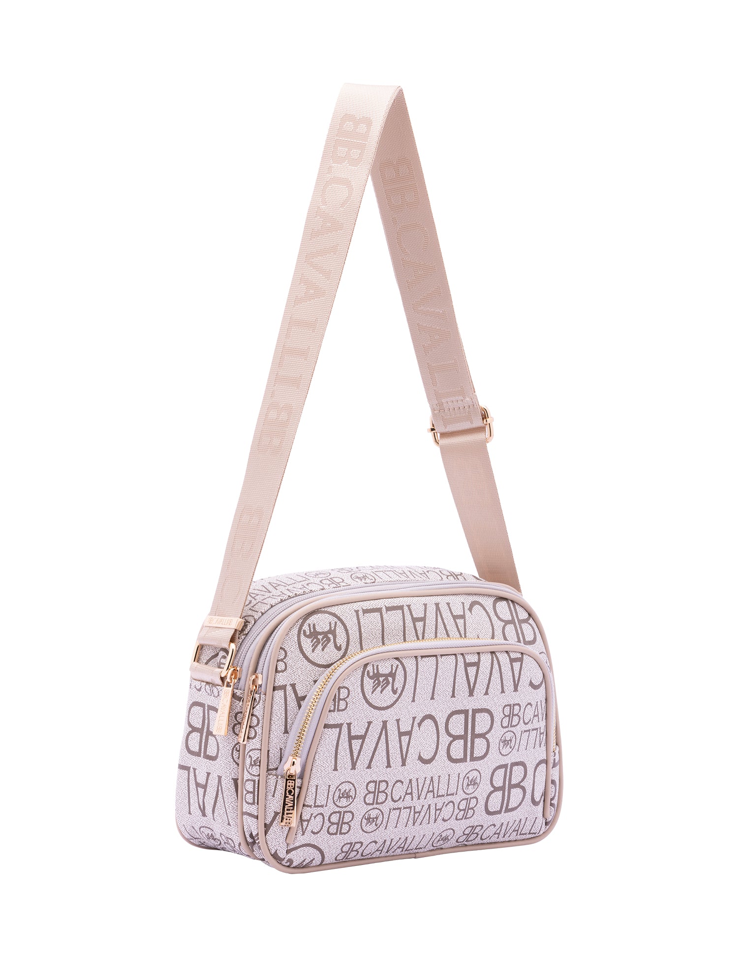 Borsa a tracolla da donna Ecopelle BC1376-ALBICOCCA B Cavalli