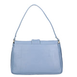 Jasmine Borsa a spalla da donna Vera pelle 06496-S41 CELESTE SCURO Gave Lux