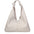 Borsa a spalla da donna 100% vera pelle 07156-D86 GRIGIO PERLA Viola Castellani