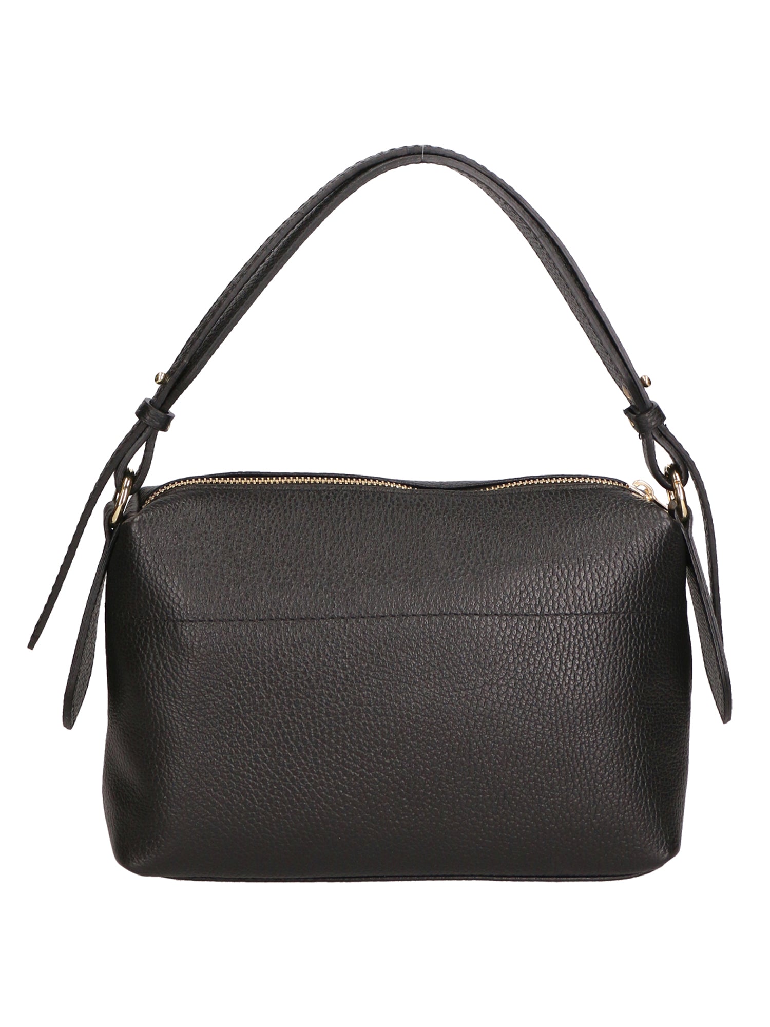Vivienne Borsa a spalla da donna Vera pelle 06674-D28 NERO + D28 NERO Gave Lux