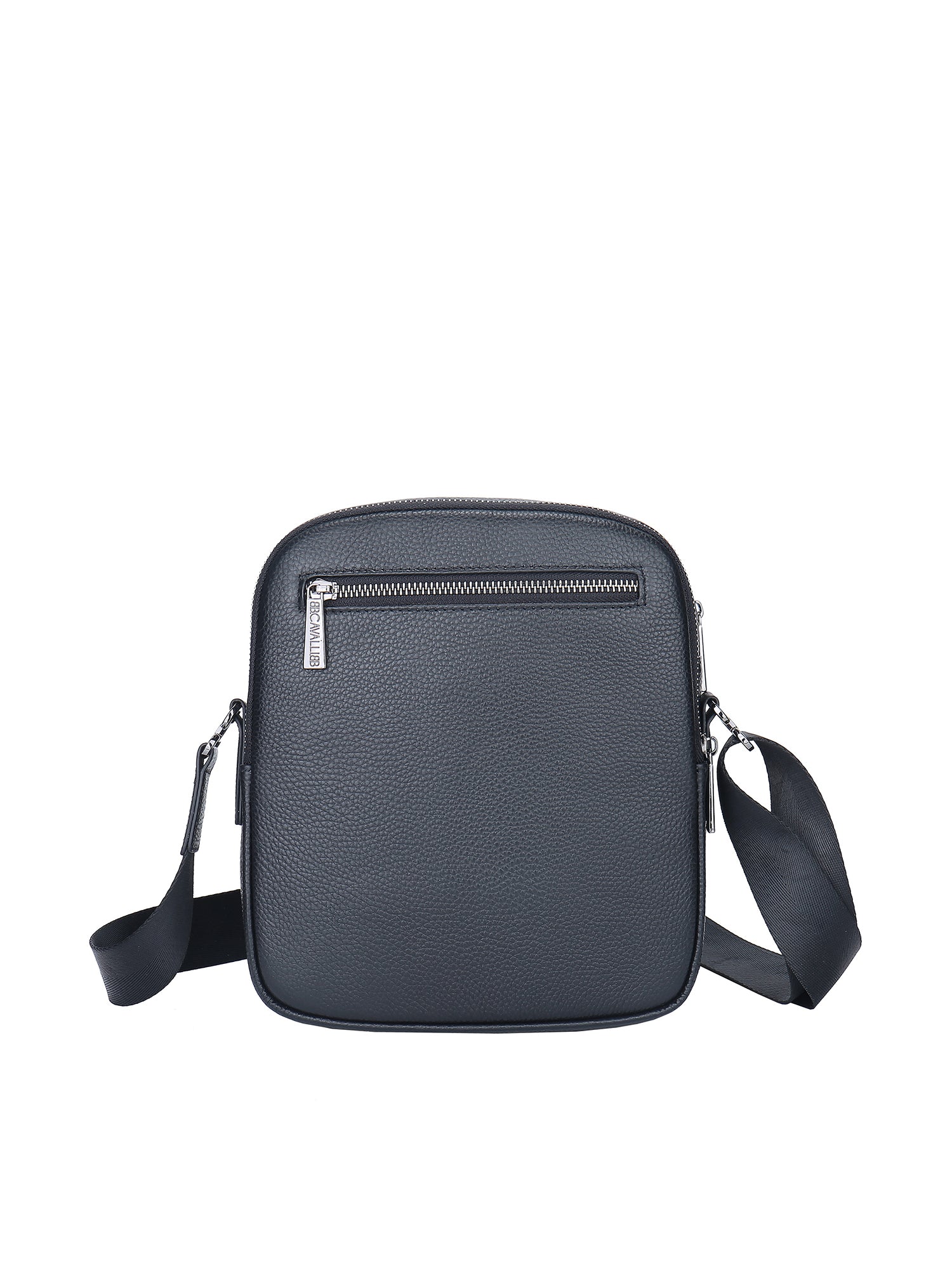 Borsa a tracolla uomo vera pelle Casual BC1485-BLACK B Cavalli