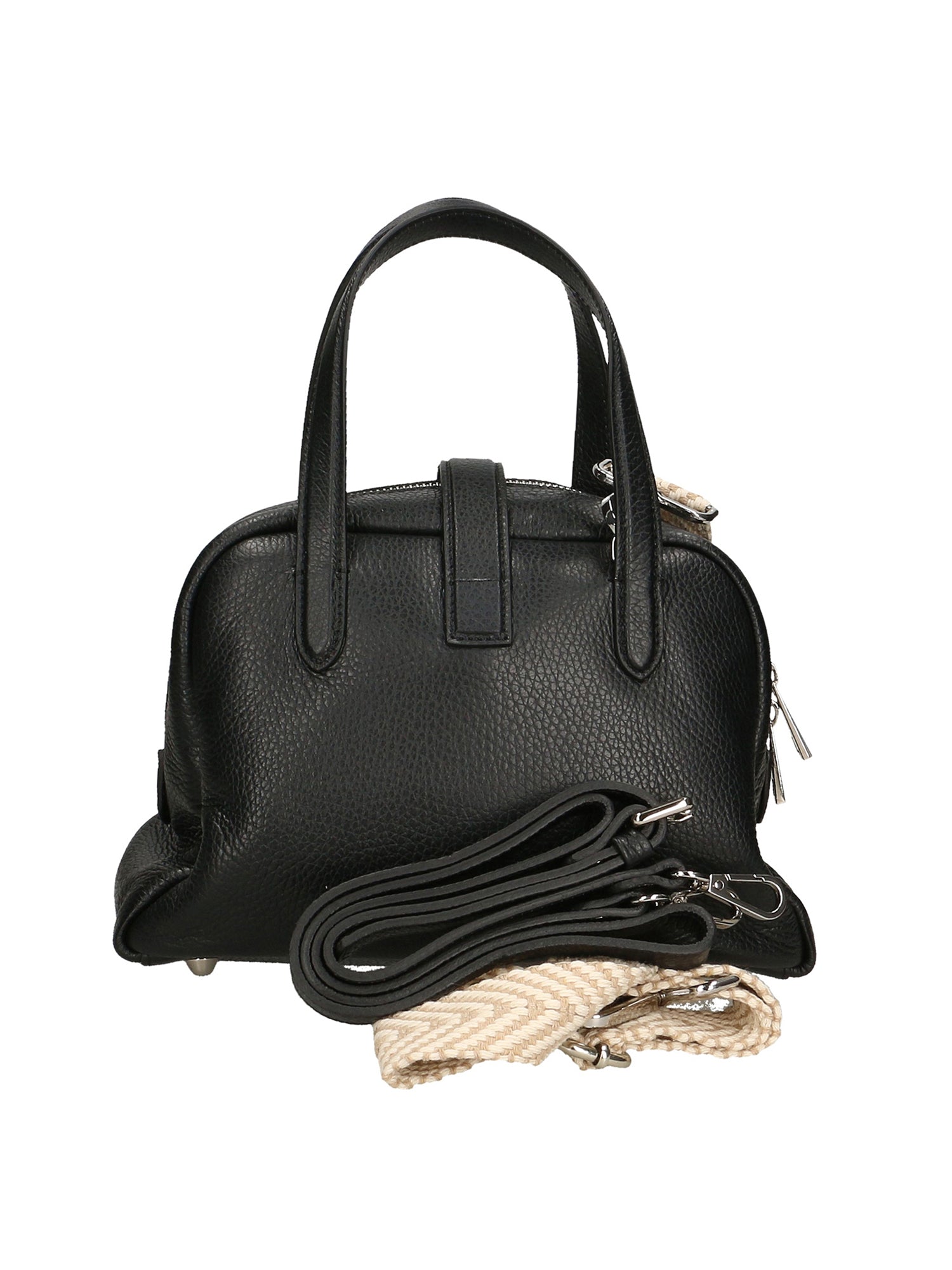 Orietta Borsa a mano da donna Vera pelle 01669-D28 NERO BLACK Gave Lux