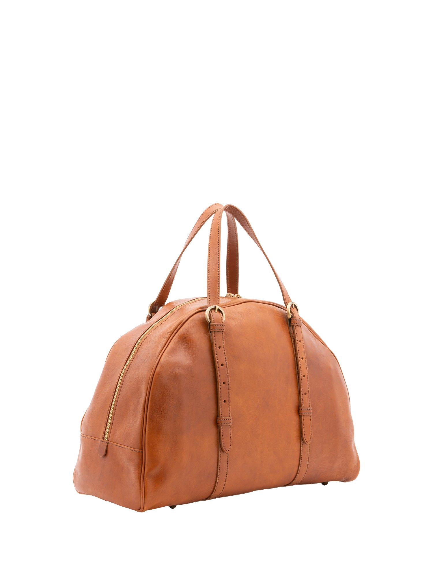 Borsa da viaggio unisex in vera pelle 100% cotone 4589-MIELE Alessia Firenze
