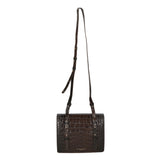 Borsa a tracolla da donna Pelle Croco MYB-8006-FW-BRUCIATO My Best Bag