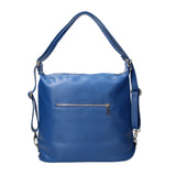 Borsa a spalla convertibile in zaino Anjelica da donna In Vera pelle Made in Italy 33x31x12 cm