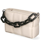 Aida Borsa a mano da donna Vera pelle 04722-D37 LATTE MILK Gave Lux