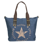 Sabrina Borsa a mano da donna 100% poliestere 8152-BLU Gave Lux