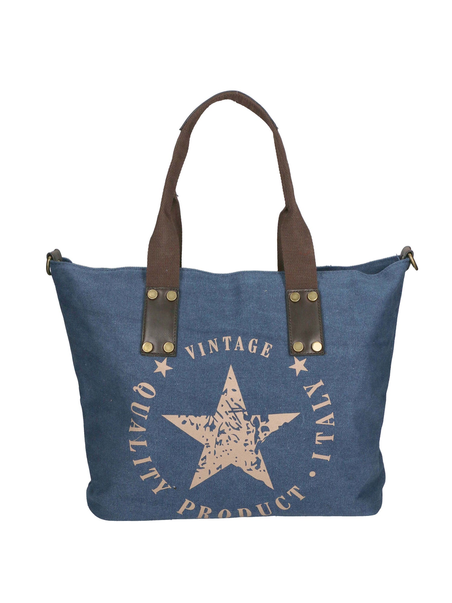 Sabrina Borsa a mano da donna 100% poliestere 8152-BLU Gave Lux