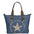 Sabrina Borsa a mano da donna 100% poliestere 8152-BLU Gave Lux