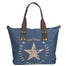 Sabrina Borsa a mano da donna 100% poliestere 8152-BLU Gave Lux