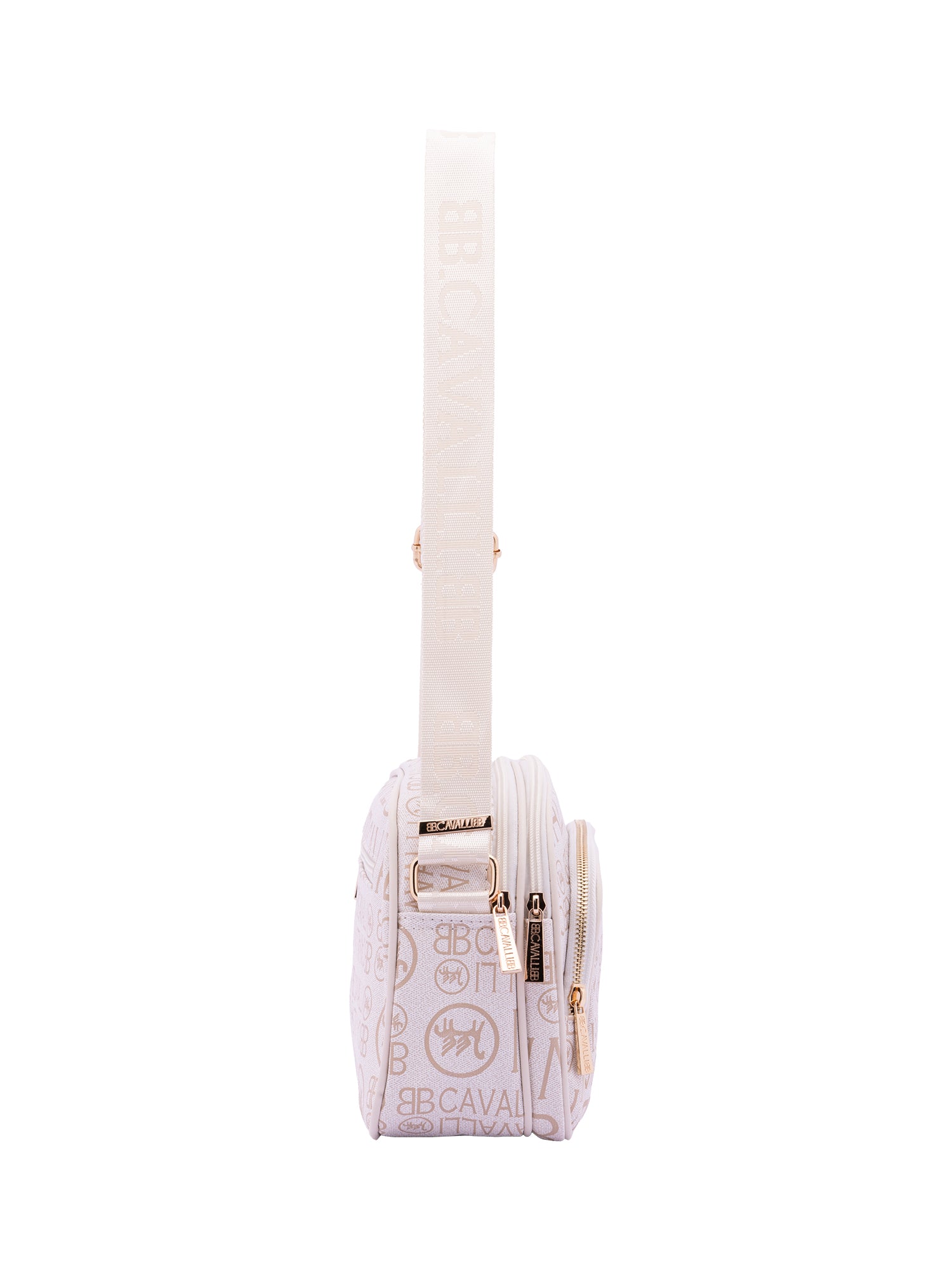 Borsa a tracolla da donna Ecopelle BC1376-OFF WHITE B Cavalli