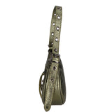 Gloria Borsa a mano da donna Vera pelle 05708L-L007 VERDE Gave Lux