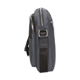 Borsa a tracolla uomo 100% PU Leather PCL3018-GREY-BLACK Northampton Polo Club