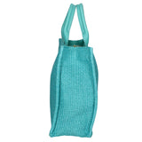 Borsa a mano da donna Misto pelle e tessuto Made in Italy 31x41,5x15,5 cm