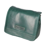 Borsa a tracolla da uomo 100% vera pelle HILB-3201-PETROLIO Hill Burry