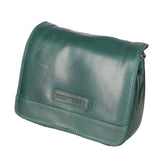 Borsa a tracolla da uomo 100% vera pelle HILB-3201-PETROLIO Hill Burry