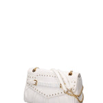 Elora Elite Borsa a spalla da donna 100% poliuretano B17131-BIANCO Braccialini