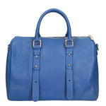 Borsa a mano da donna Vera pelle MYB-8022-FW-D24 BLU My Best Bag