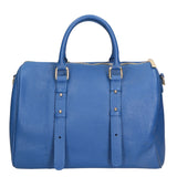 Borsa a mano da donna Vera pelle MYB-8022-FW-D24 BLU My Best Bag