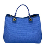 Amanda Borsa a mano da donna Vera pelle e paglia 05168-530 D22 BLUETTE Gave Lux