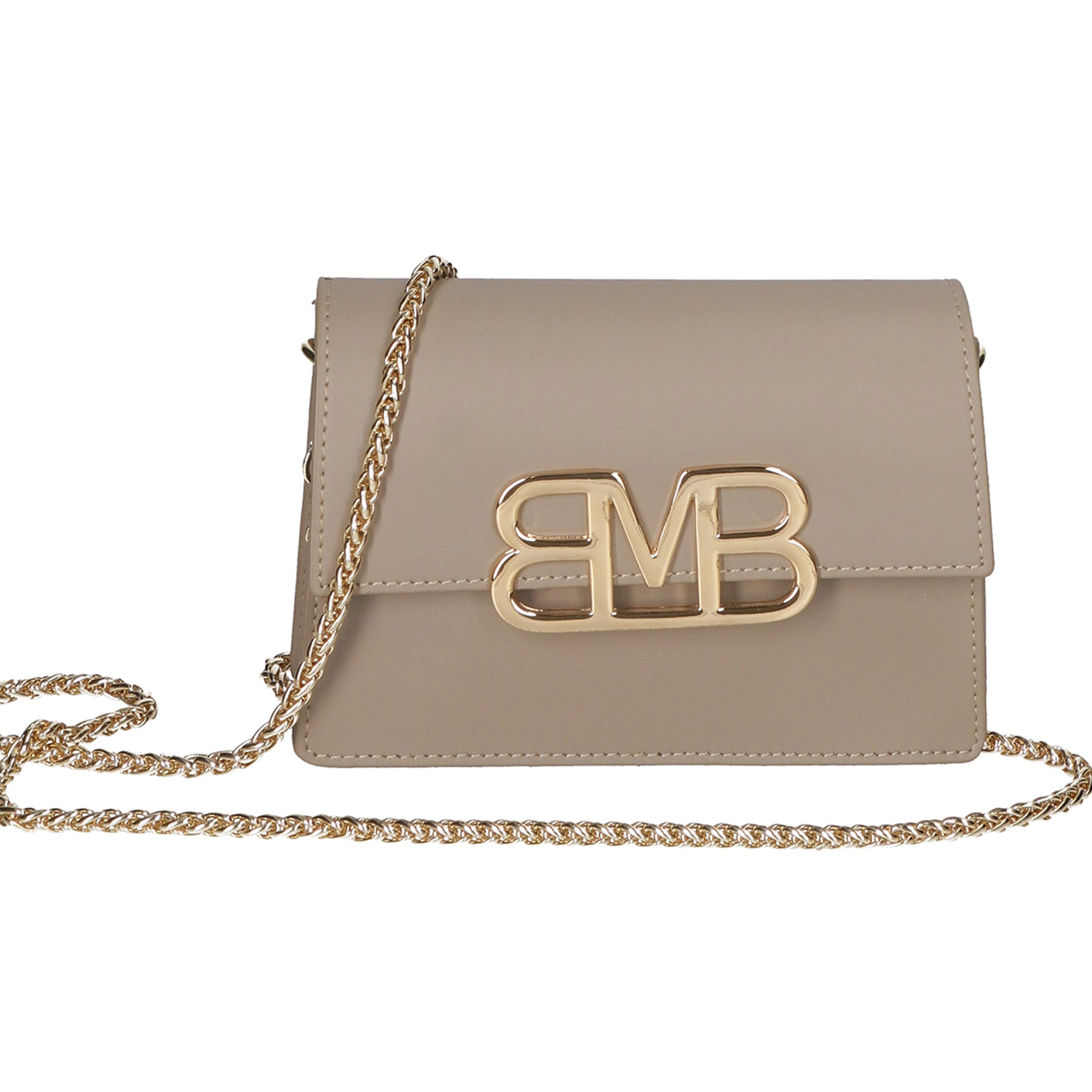Borsa a tracolla da donna Vera pelle MYB-8039-FW-L113 TAUPE CHIARO My Best Bag