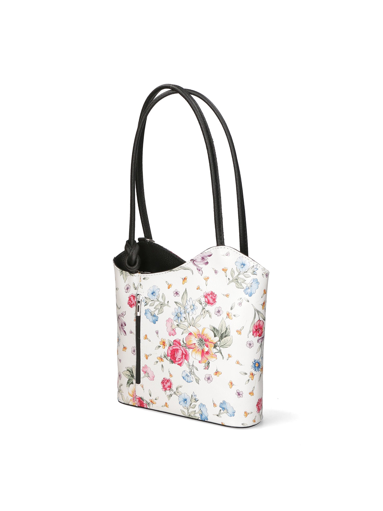 Elsa Borsa a spalla da donna Vera pelle 80056-D28 NERO BLACK Gave Lux